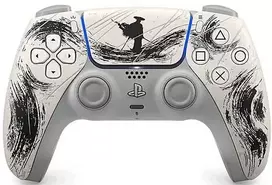 valdiklius - Sony PlayStation DualSense Ghost of Yotei Juodas (Black) Limited Edition - 1 nuotrauka