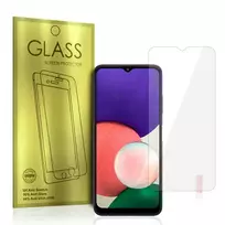 samsung a22 5g apsaugine plevele - Toptel Tempered Glass for Samsung Galaxy A22 5G Gold (Auksinis) - 1 nuotrauka