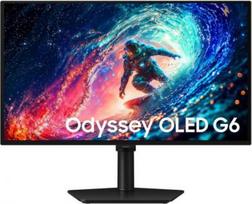 monitor hdmi 2.1 qhd - Samsung Odyssey G6 G61SH 27", QHD, 240Hz, OLED, 0.03ms, Juodas (Black) - 1 nuotrauka