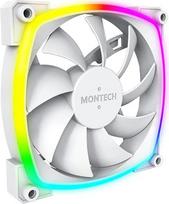 case fans 120mm 4 pin - Montech AX120 PWM ARGB White (baltas) - 1 nuotrauka