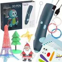 3d piestukas - WOOPIE 3D rašiklis su saugia USB kasete vaikams - 1 nuotrauka