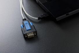 type 1 2 adapteris - Digitus USB to DB9 RS232 cable DA-70170 Permatomas (Transparent) 1.8m - 1 nuotrauka
