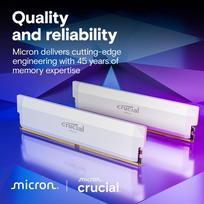 32 gb ram' - Crucial Pro 64GB (2 x 32GB) DDR5 6400 MHz CL40 Baltas (White) - 2 nuotrauka