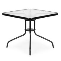 lauko skeciai - Lauko stalas MultiGarden, juoda sp., 80 cm x 80 cm x 70 cm - 1 nuotrauka