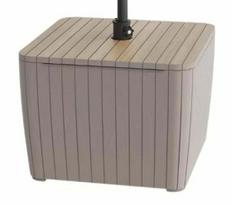 Lauko stalas Keter Luzon Parasol, ash wood sp., 57 cm x 57 cm x 43 cm