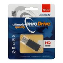 flash usb atmintines 16gb - IMRO Edge 16GB Juodas (Black) - 1 nuotrauka
