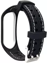 apyranke dirzelis xiaomi mi band - OEM Elastomerinis dirželis LIFESTYLE Xiaomi Mi Band 5/6, juodas (Black) - 1 nuotrauka