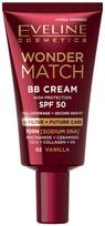 Eveline Wonder Match BB Cream SPF50 BB veido kremas - 02 Vanilla