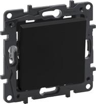 kistukiniai lizdai senukai - Kryžminis perjungiklis Legrand Niloe Step, juodas (Black) - 1 nuotrauka