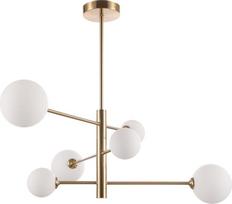 pakabinamos lubos - Šviestuvas kabinamas Light Prestige Dorado LP-002/6P, 6 x 40 W, G9, Auksinis (Gold) - 1 nuotrauka