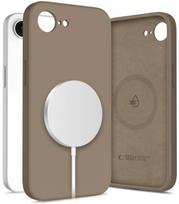 apple 17e - Tech-Protect Silicone MagSafe Case for Apple iPhone 16E / 17E Rudas (Brown) - 1 nuotrauka