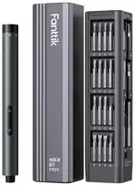 elektrinis atsuktuvas - Fanttik E1 Max 3.7V elektrinis atsuktuvas rinkinys (Pilkas (Gray)) - 1 nuotrauka