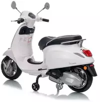 vespa vaikiska - Ramiz vaikiškas elektrinis motoroleris Vespa ROMA, baltas (White) - 1 nuotrauka
