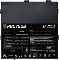 lian li power - Lian Li RB PSU 750W Juodas (Black) - 1 nuotrauka