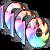 fan argb cougar - Cougar Apolar 120 ARGB Elite 3 vnt. Black - 1 nuotrauka