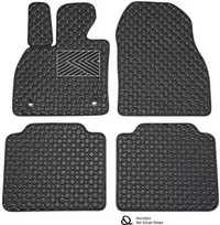 Kilimėliai QuiltyMats BMW 3 ser. 2005-2012m. (E90/E91) Juoda-Pilka (Black-Gray)