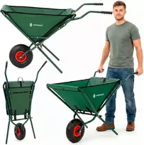 karutis - Springos Sulankstomas sodo karutis GA0258, 50 l, Žalias (Green) - 1 nuotrauka