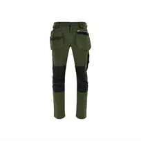 m dydis - Darbo kelnės Sara Workwear Comfort, žalia sp., M dydis - 1 nuotrauka