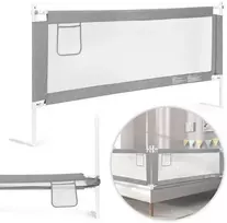 kambarys - Lovos apsauga EcoToys, pilka (Grey), 200 cm - 1 nuotrauka