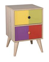 Naktinis staliukas Kalune Design KMD-920-SX-1, medžio sp., 66 cm x 44 cm x 44 cm