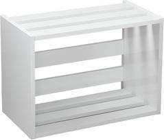 Naktinis staliukas Kalune Design Fuga 801CMY3409, balta sp., 43 cm x 33 cm x 60 cm