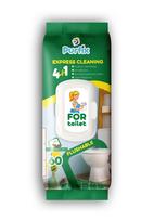 Drėgnos servetėlės tualeto paviršiams PURFIX Express Cleaning, 60 vnt.