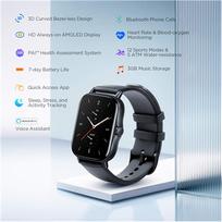 bluetooth laikrodis - Xiaomi Amazfit GTS 2 Midnight Black (Juodas) - 9 nuotrauka