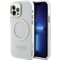 iphone 12 pro gold - Guess "GUHMP12MHTRMD Hardcase Metal Outline Magsafe iPhone 12/ 12 Pro" Gold - 1 nuotrauka