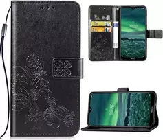 galaxy a35 5g - Reach Flower Book Samsung Galaxy A35 5G Juodas (Black) - 1 nuotrauka