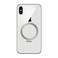 Universalus apvalus magnetinis žiedas suderinamas su MagSafe - Sidabrinis (Silver)