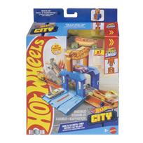 automobiliu garazas - Mattel Hot Wheels City Play and Go trasos rinkinys JHL43 - 1 nuotrauka