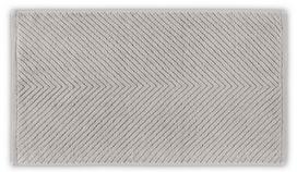 Vonios rankšluostis Foutastic Chevron, šviesiai pilka (Light Grey), 71 x 40 cm