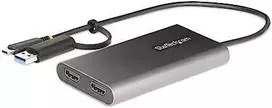 adapteris usb to hdmi - StarTech USB-C to Dual-HDMI Adapter / 109B-USBC-HDMI - 1 nuotrauka