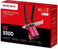 wifi7 pcie - Mercusys BE9300 WiFi 7 Bluetooth 5.4 PCIe Adapter ,  MA47BE - 1 nuotrauka