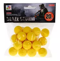 Ramiz Blaze Storm 20 putplasčio kamuoliukų šoviniai, 20 vnt.