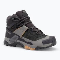 salomon batai - Salomon X Ultra 5 Mid GTX, pilka/žalsva/šviesiai ruda, be aulo, be pašiltinimo - 1 nuotrauka
