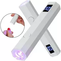 mini zaidimu konsoles - ATL UV17 Mini UV nagų lempa, balta (White) - 1 nuotrauka