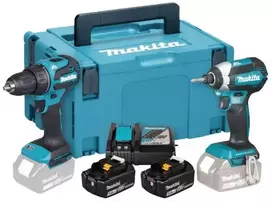 makita irankiu komplektas - Makita DLX2535TJ; 18 V; 2x5,0 Ah - 1 nuotrauka