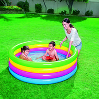 pripuciamomis - Pripučiamas baseinas Bestway Rainbow 157 cm x 46 cm, 51117 - 4 nuotrauka