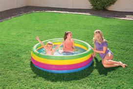 pripuciamomis - Pripučiamas baseinas Bestway Rainbow 157 cm x 46 cm, 51117 - 5 nuotrauka