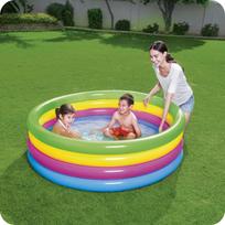 pripuciamomis - Pripučiamas baseinas Bestway Rainbow 157 cm x 46 cm, 51117 - 6 nuotrauka