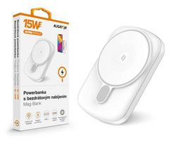 Aligator AMS03WT, 5000mAh, wireless charging, baltas (white)