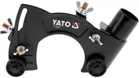 kampinio slifuoklio priedas dulkiu nusiurbimui - Yato YT-82987 Apsauginis gaubtas su dulkių nusiurbimu 125mm - 1 nuotrauka