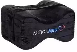 ortopedine pagalve - ActionMed ortopedinė pagalvė Knee Pillow, juoda (Black) - 1 nuotrauka
