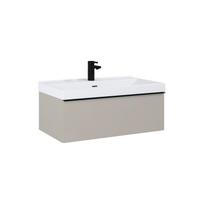 Vonios spintelė po praustuvu Elita Look 80 1DR, fume matt sp., 44.9 cm x 80 cm x 28.1 cm