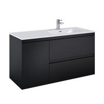 Vonios spintelė po praustuvu Elita Split 120 2DR R Cargo, matinė juoda sp., 45.8 cm x 120 cm x 63.5 cm