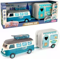 lele modelis - Woopie XL lėlių kemperis su priekaba - 1 nuotrauka
