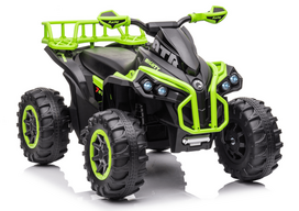 elektrinis keturratis vaikams - Lean Toys vaikiškas elektrinis keturratis GTS1199, žalias (Green) - 1 nuotrauka