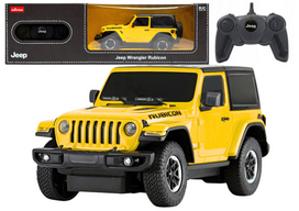 wrangler rubicon - Rastar RC automobilis JEEP Wrangler JL Rubicon 1:24 Geltonas (Yellow) - 1 nuotrauka