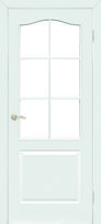 Vidaus durų varčia DOMOLETTI Classic G, universalios, balta (White), 200 x 80 x 4 cm